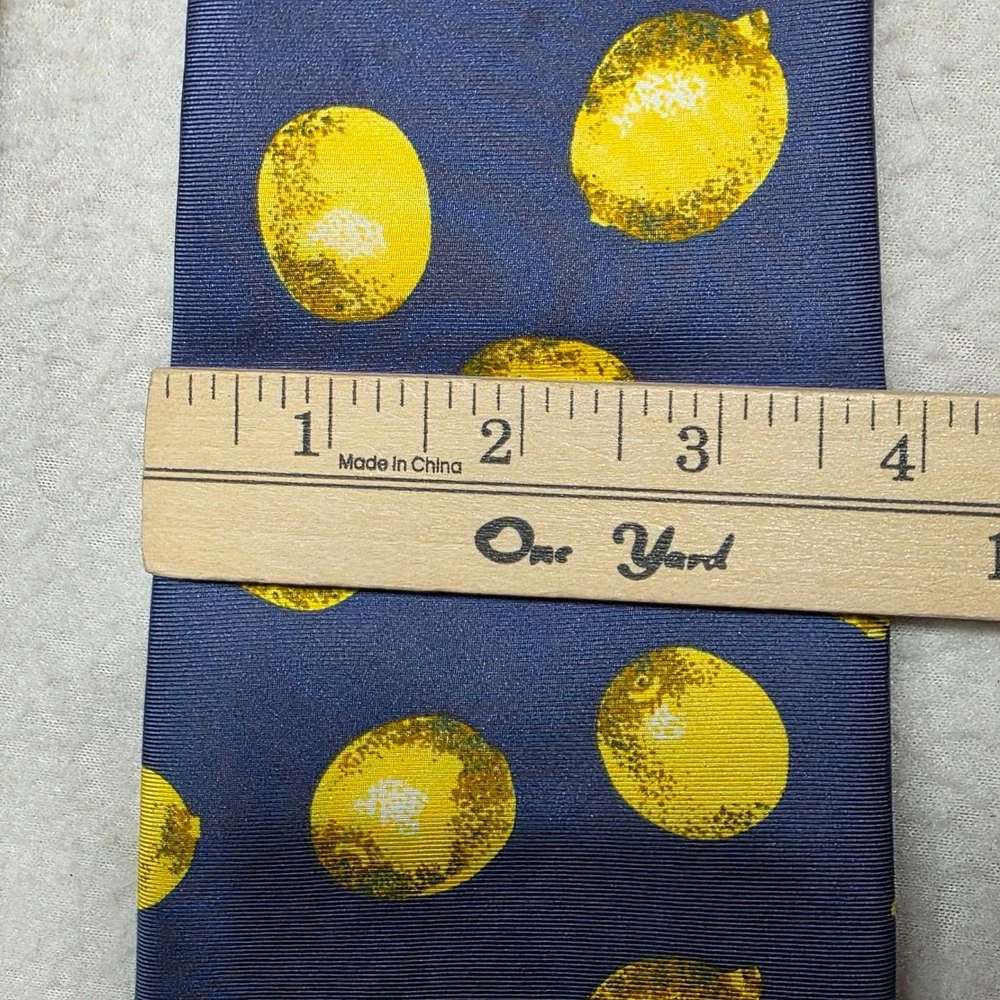 Gap Silk Necktie Set of 2 Ties‎ Mens OS Fruit Lemon Lime Citrus Novelty